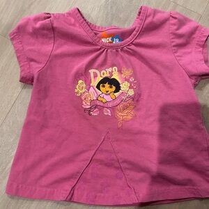 Vintage Y2K Pink Dora Kids T-Shirt